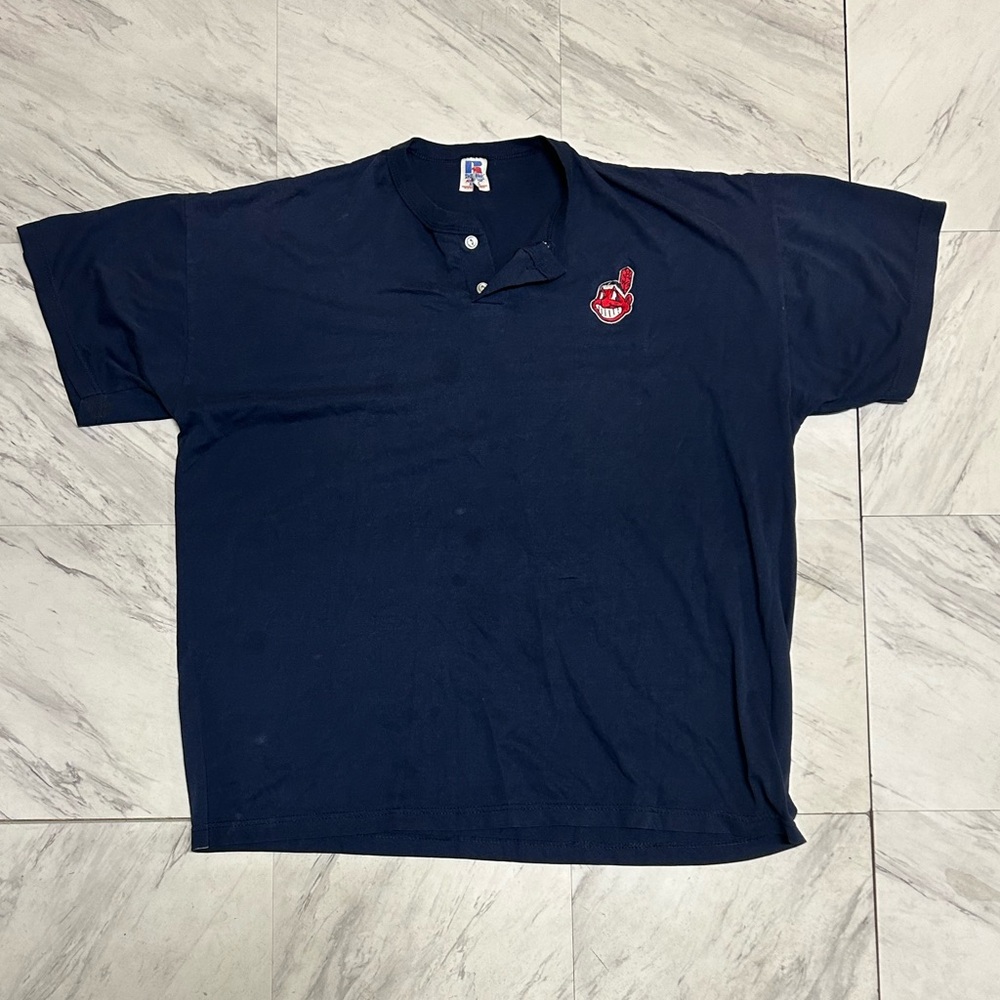 Vintage Cleveland Indians, Henley T-shirt